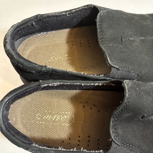Dr Scholl’s women’s black slip on suede clogs mules in size 6.5 - Picture 13 of 14